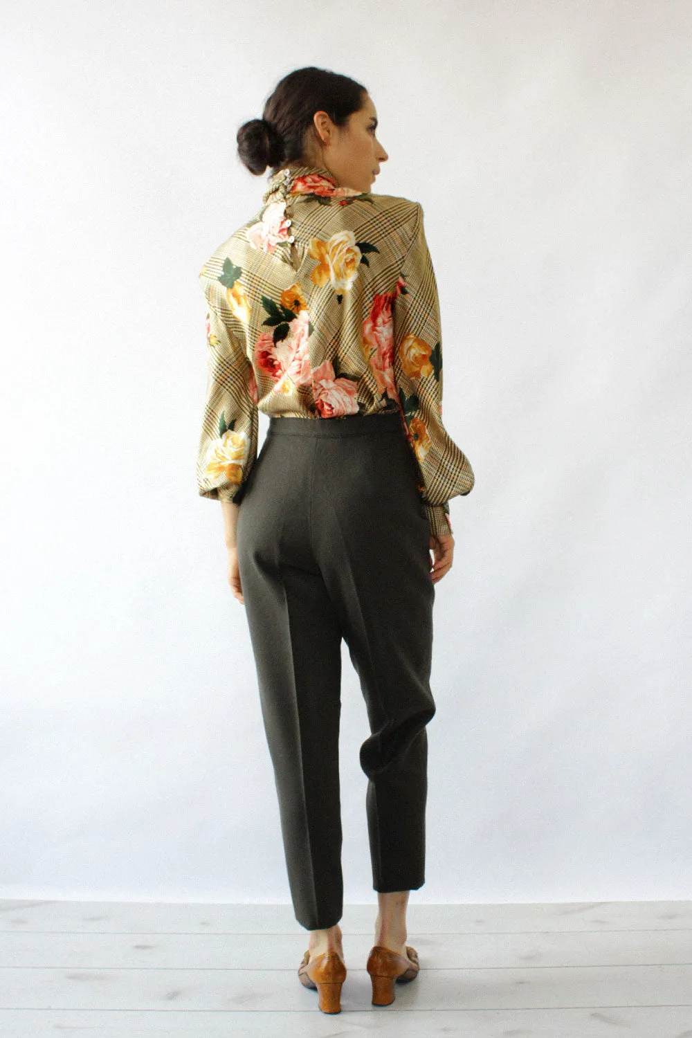 Anna Molinari Olive Wool Pants XS/S