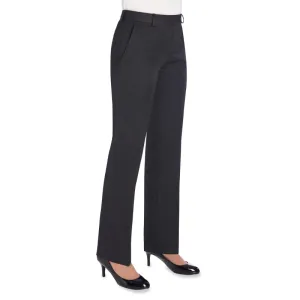 Brook Taverner Aura Straight Leg Trousers - Charcoal