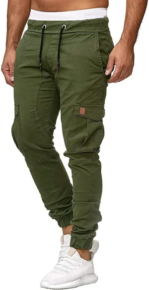 DuDubaby Men's Sports Casual Jogging Trousers Lightweight Hiking Work Pants Outdoor Pant