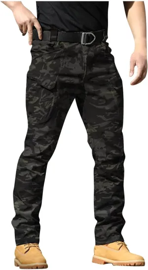 Mens Cargo Pants Classic Stretch Lightweight Hunting Work Pants Comfort Regular Resistant Travel Fishing Hiking Pants
