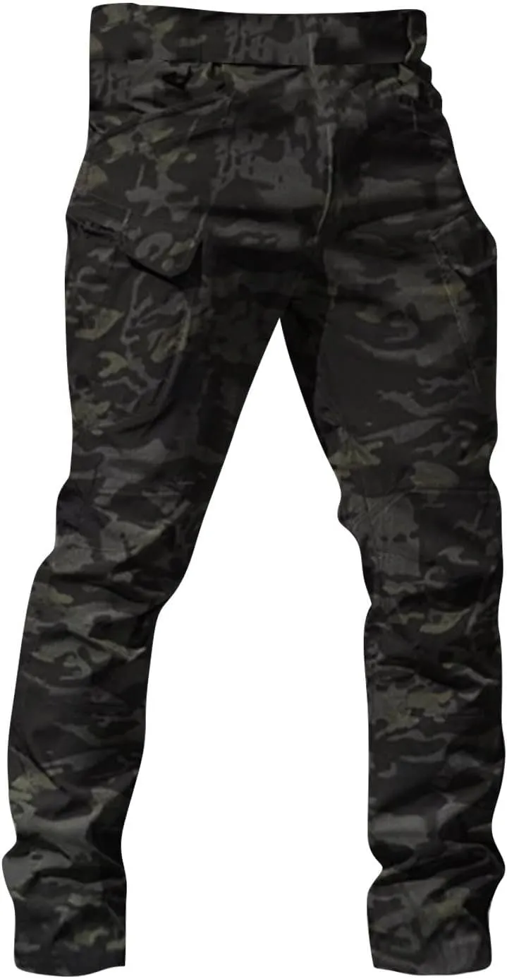 Mens Cargo Pants Classic Stretch Lightweight Hunting Work Pants Comfort Regular Resistant Travel Fishing Hiking Pants