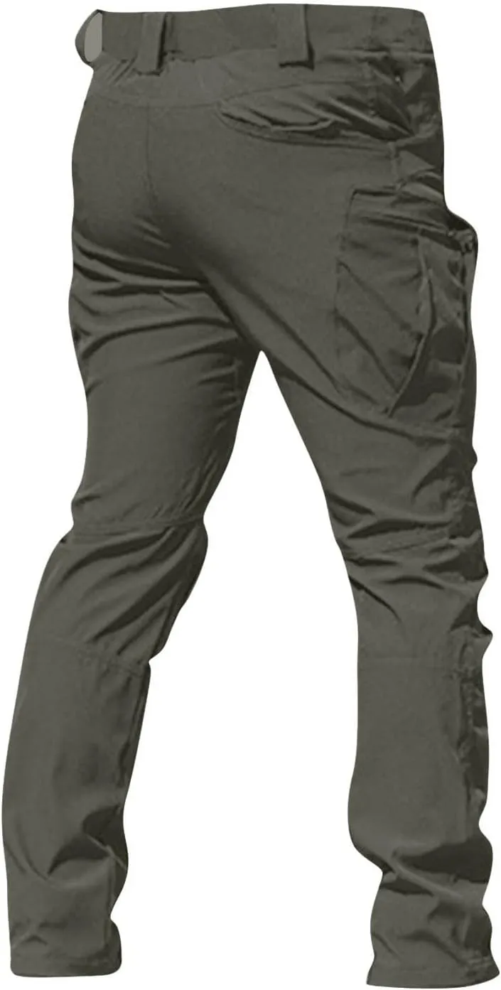 Mens Cargo Pants Classic Stretch Lightweight Hunting Work Pants Comfort Regular Resistant Travel Fishing Hiking Pants