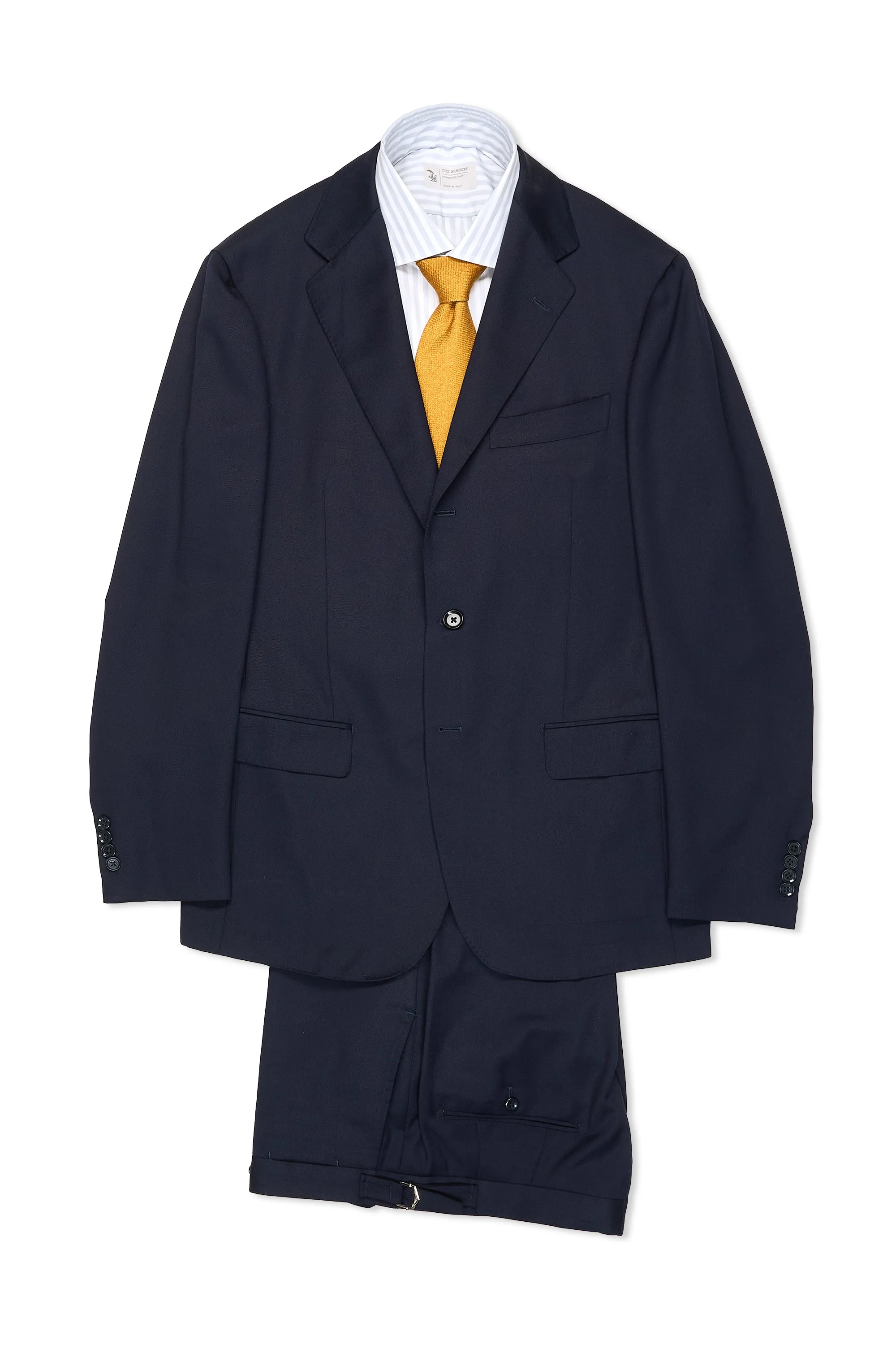 The Armoury Model 3A Navy Covert Wool Suit